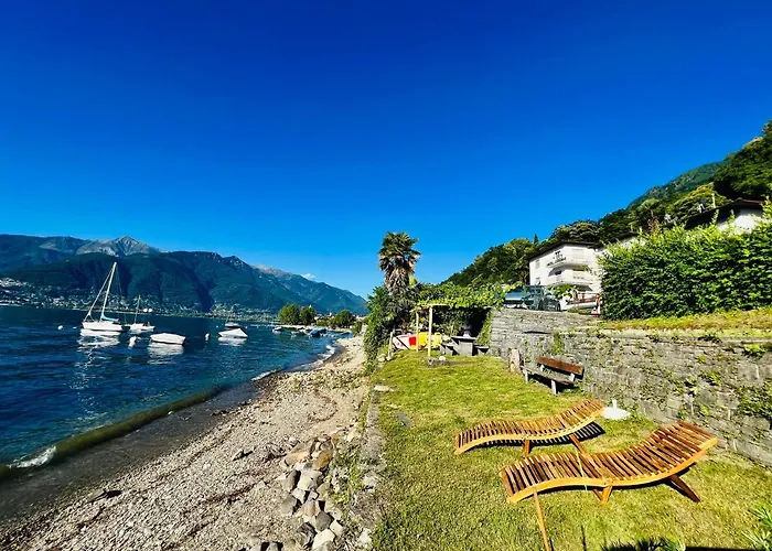 Boho House - Private 600m From The - Free Parking - Cinema Gambarogno